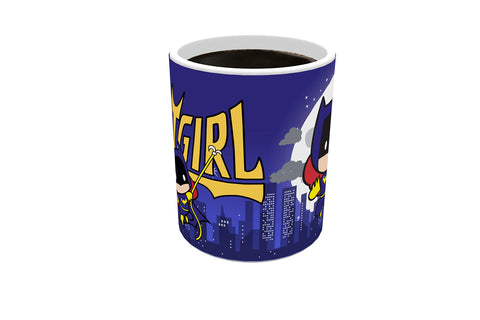 Morphing Mugs DC Comics - Batwoman - Chibi Cartoon - Justice League - 11 oz Heat Sensitive Mug – Ceramic Color Changing Coffee Tea Mug