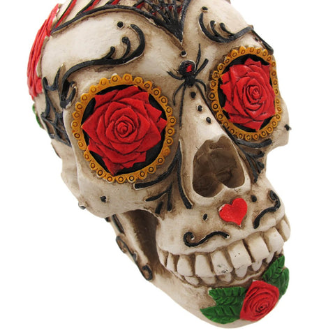 YTC Day of The Dead DOD Tattoo Sugar Skull Head Display Decoration