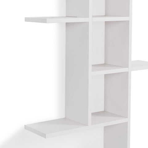 Danya B. Cantilever Cubby Decorative Modern Wall Mount Shelf – Horizontal or Vertical (Black)