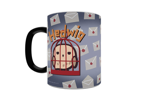 Morphing Mugs Harry Potter (Hedwig the Owl Chibi) Heat Reveal Ceramic Coffee Mug - 11 Ounces