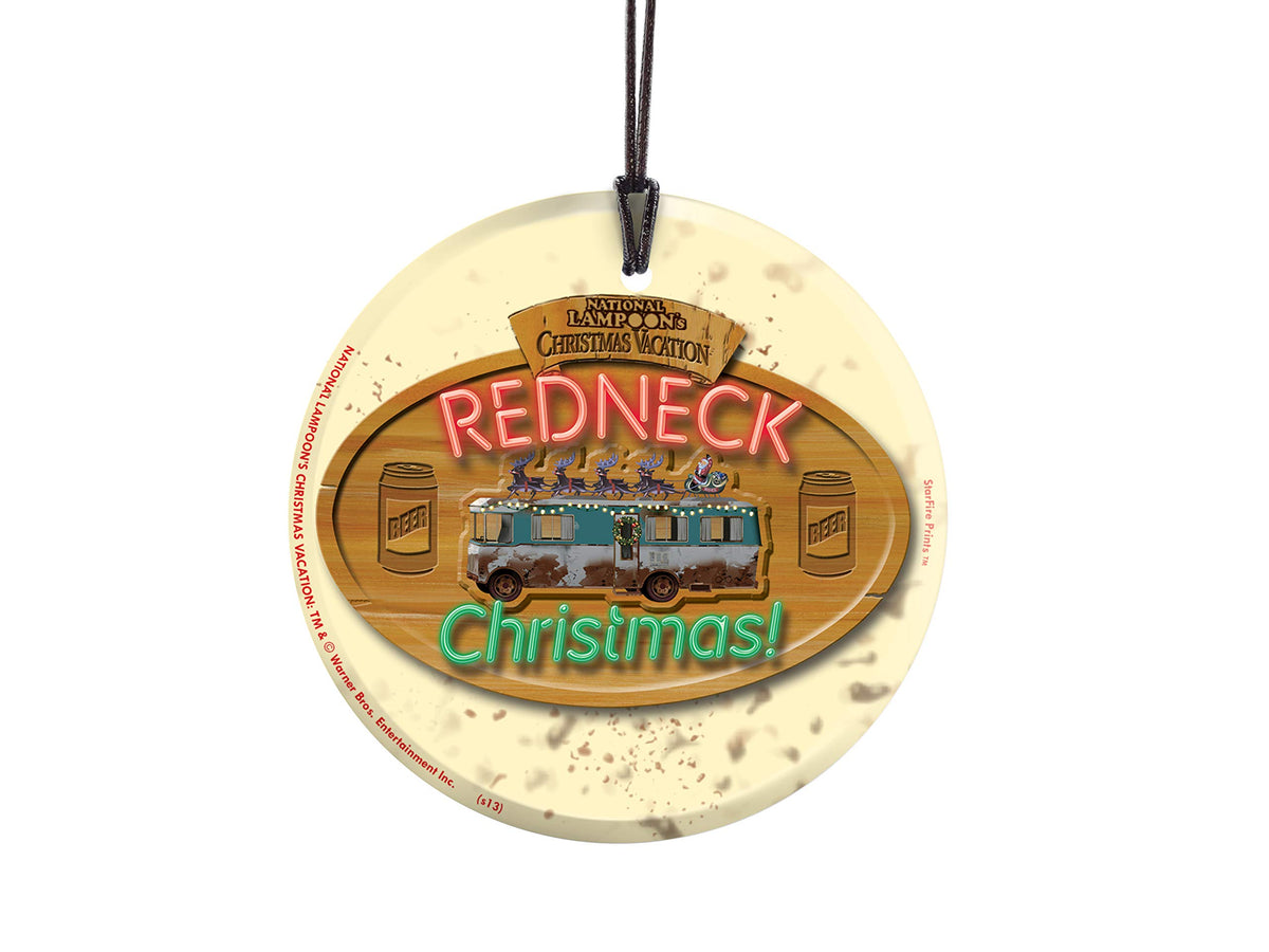 National Lampoon’s Christmas Vacation – Redneck – 3.5" Starfire Prints Hanging Glass Print Accessory - Ideal for Gifting and Collecting