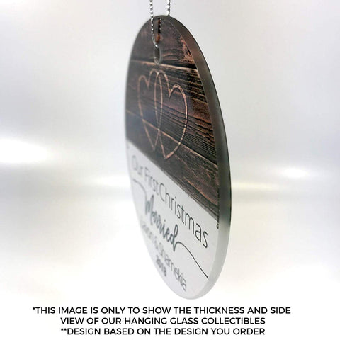 Disney – The Little Mermaid – Kiss The Girl - Ariel – Prince Eric – Thomas Kinkade - 3.5” Starfire Prints Hanging Glass Print Accessory - Officially Licensed Collectible