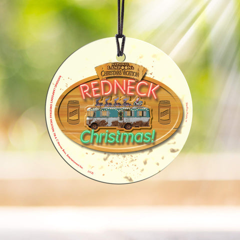 National Lampoon’s Christmas Vacation – Redneck – 3.5" Starfire Prints Hanging Glass Print Accessory - Ideal for Gifting and Collecting
