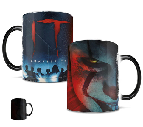 Morphing Mugs IT Chapter Two – Sewer Lines – Pennywise The Dancing Clown - One 11 oz Color Changing Heat Sensitive Ceramic Mug – Image Revealed When HOT Liquid Is Added!