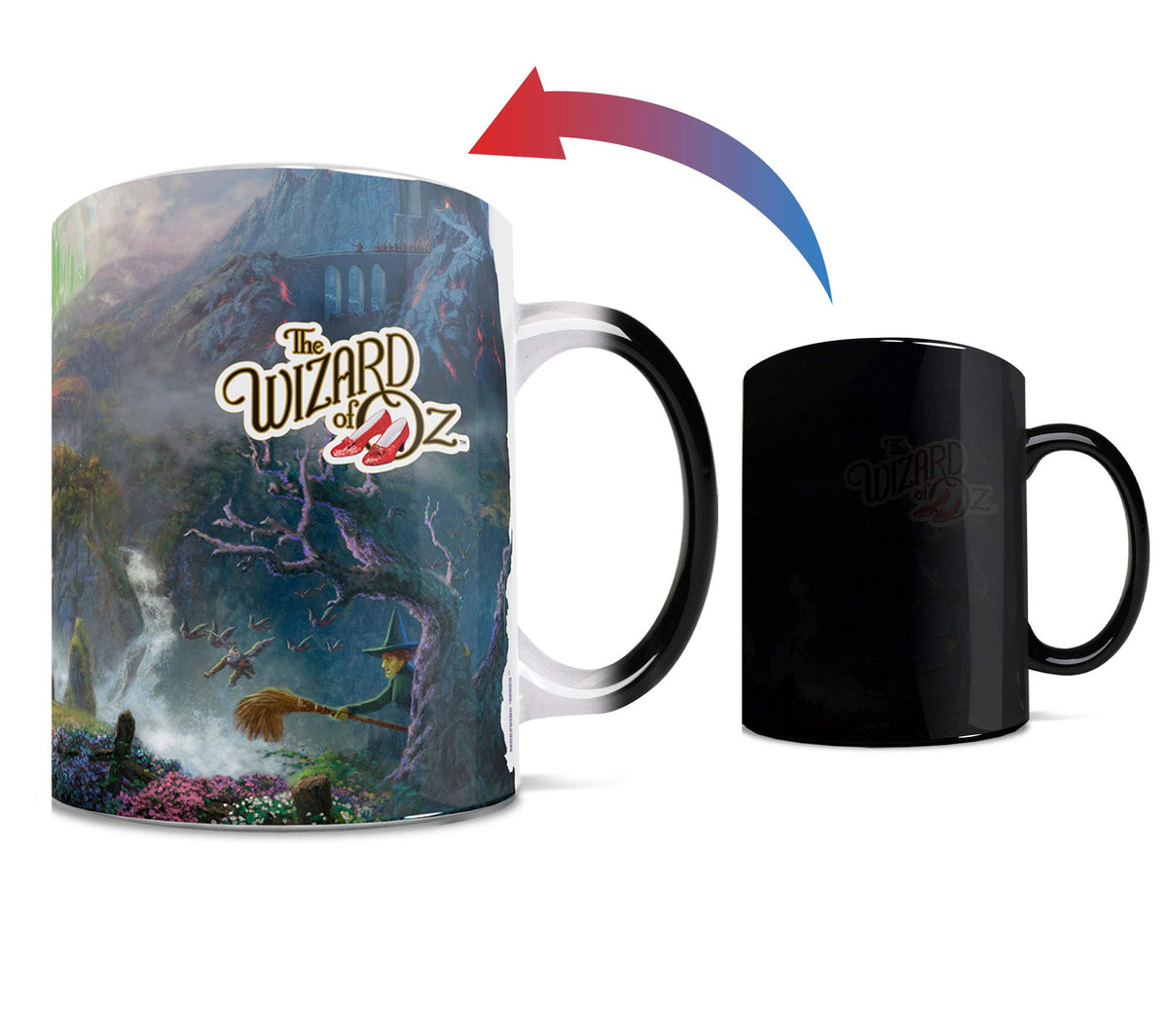 Thomas Kinkade's"Dorothy Discovers The Emerald City" Wizard of Oz Morphing Mug