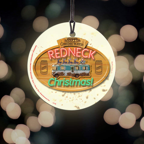 National Lampoon’s Christmas Vacation – Redneck – 3.5" Starfire Prints Hanging Glass Print Accessory - Ideal for Gifting and Collecting