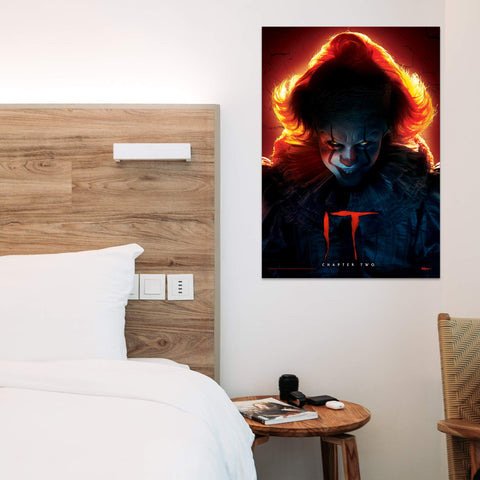 MIGHTYPRINT IT Chapter 2 – Pennywise the Dancing Clown – Deadlights – Stephen King Horror - Durable 17” x 24" Wall Art – NOT Made of Paper – Officially Licensed Collectible