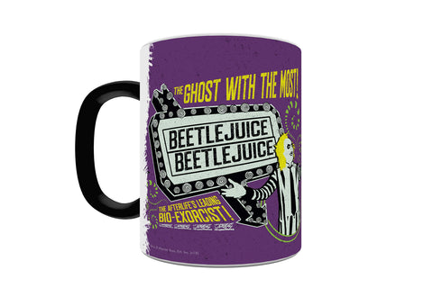 Morphing Mugs Beetlejuice - The Ghost with the Most - One 11 oz Color Changing Heat Sensitive Ceramic Mug – Image Revealed When HOT Liquid Is Added!