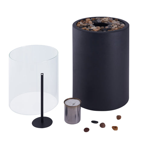 Danya B. Indoor/Outdoor Portable Tabletop Fire Pit – Clean-Burning Bio Ethanol Ventless Fireplace - Large