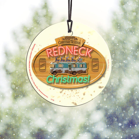National Lampoon’s Christmas Vacation – Redneck – 3.5" Starfire Prints Hanging Glass Print Accessory - Ideal for Gifting and Collecting