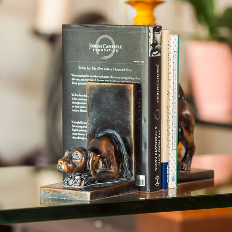 Danya B. DS782 Unique Decorative Animal Shelf Décor - Labrador Dog Bookend Set