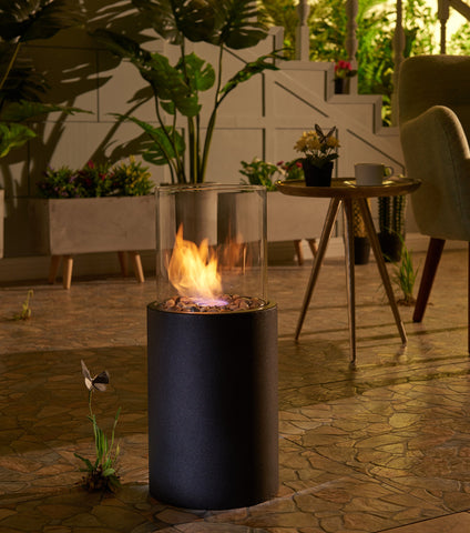 Danya B. Indoor/Outdoor Portable Tabletop Fire Pit – Clean-Burning Bio Ethanol Ventless Fireplace - Large