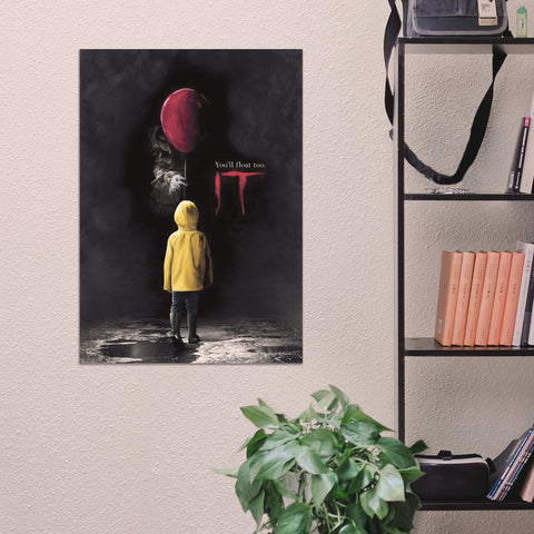 MIGHTYPRINT IT Chapter 2 – Pennywise the Dancing Clown – Deadlights – Stephen King Horror - Durable 17” x 24" Wall Art – NOT Made of Paper – Officially Licensed Collectible
